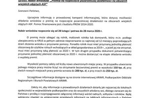 premia na rozpoczęcie działalności pozarolniczej na terenach wiejskich objętych ASF - ogoszenie.jpg