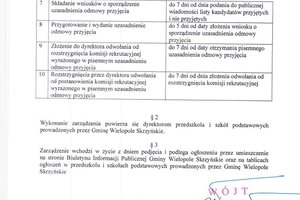 zarządzenie w sprawie harmonogramu czynności w postępowaniu rekrutacyjnym  na rok szkolny 2020/2021 - 2.jpg