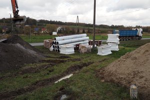 Budowa sieci kanalizacji sanitarnej w Wielopolu Skrzyńskim
