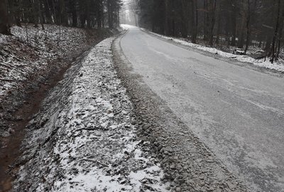 Przebudowa drogi Brzeziny - Berdechów - Szkoła