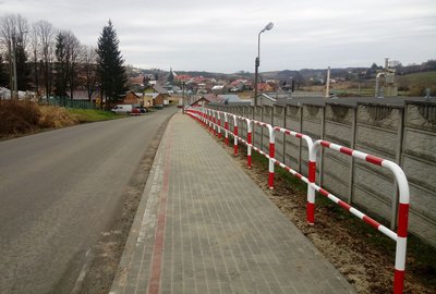 Przebudowa drogi powiatowej nr 1337R Sędziszów Małopolski – Bystrzyca – Wielopole Skrzyńskie poprzez budowę chodnika dla pieszych
