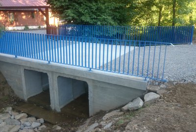 Przebudowa przepustu na potoku Iwierna w ciągu drogi Brzeziny - Jaszczurowa - Dzilik