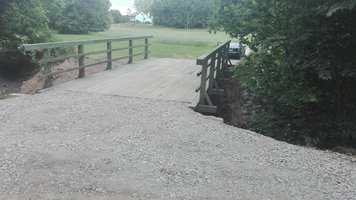 Remont mostu w ciągu drogi Brzeziny Rzeki