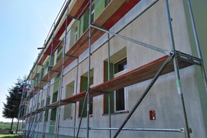 Inwestycja w trakcie realizacji (I Etap): ściany budynku - elewacja - 20170620_005.jpg