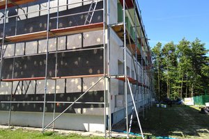 Inwestycja w trakcie realizacji (I Etap): ściany budynku - elewacja - 20170620_015.jpg