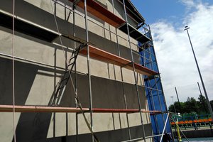 Inwestycja w trakcie realizacji (I Etap): ściany budynku - elewacja - 20170628_006.jpg