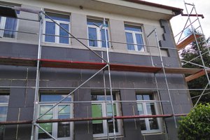 Inwestycja w trakcie realizacji (I Etap): ściany budynku - elewacja - 20170630_001.jpg