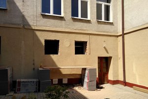 Inwestycja w trakcie realizacji (I Etap): ściany budynku - elewacja - 20170632_012.jpg