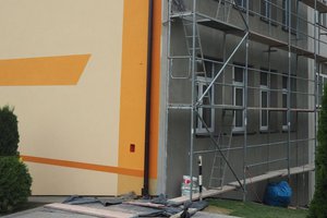 Inwestycja w trakcie realizacji (I Etap): ściany budynku - elewacja - 20170911_0047.jpg