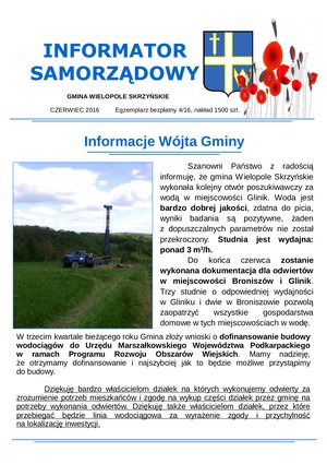 Informator Samorządowy - czerwiec 2016