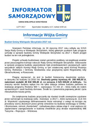 Informator Samorządowy - luty 2017