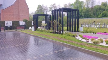 Budowa zaplecza technicznego przy placu Sybiraków w Nawsiu