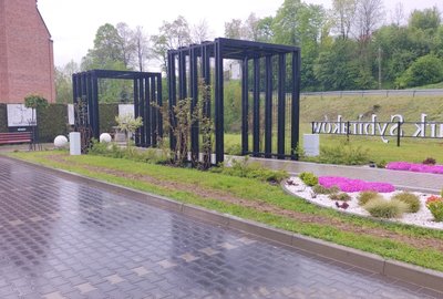 Budowa zaplecza technicznego przy placu Sybiraków w Nawsiu