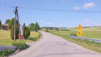 Modernizacji odcinka drogi gminnej Glinik Sklep Krzemienica