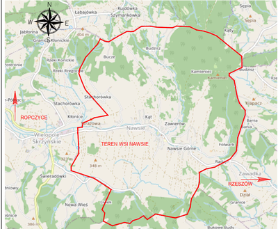 Przebudowa dróg gminnych i wewnetrznych na terenie wsi Nawsie w Gminie Wielopole Skrzyńskie