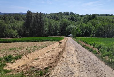 MODERNIZACJA DROGI GMINNEJ Brzeziny Górne k. Podlasek POŁOŻONA NA TERENIE SOŁECTWA Brzeziny