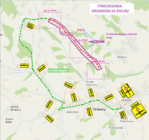 Przebudowa drogi Brzeziny-Bukowina-Mała