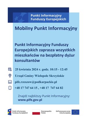 Punkt Informacyjny Funduszy Europejskich