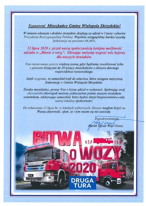 ,,Bitwa o wozy" - II tura