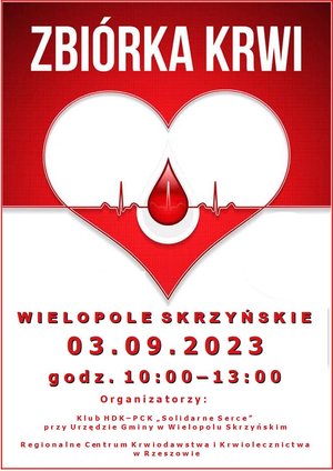 Akcja Honorowego Oddawania Krwi - 3 września 2023 r.