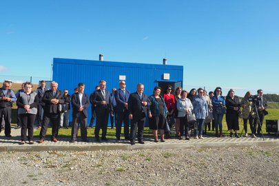 Uroczyste oddanie do użytku Stacji Uzdatniania Wody i Sieci Wodociągowej w Gliniku