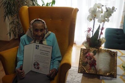 Jubileusz 100-lecia urodzin Pani Janiny Ochał z Broniszowa