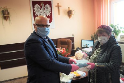Maseczki ochronne dla Urzędu Gminy Wielopole Skrzyńskie