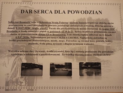 Dar serca dla powodzian