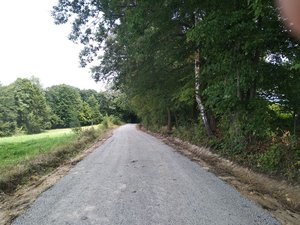 Przebudowa drogi Nawsie k. Pana Wlezień