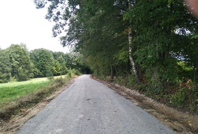 Przebudowa drogi Nawsie k. Pana Wlezień