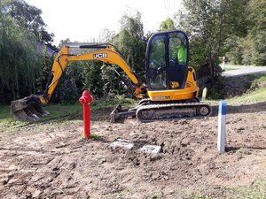 Budowa sieci wodociągowej w miejscowości Glinik w ramach środków RPO WP