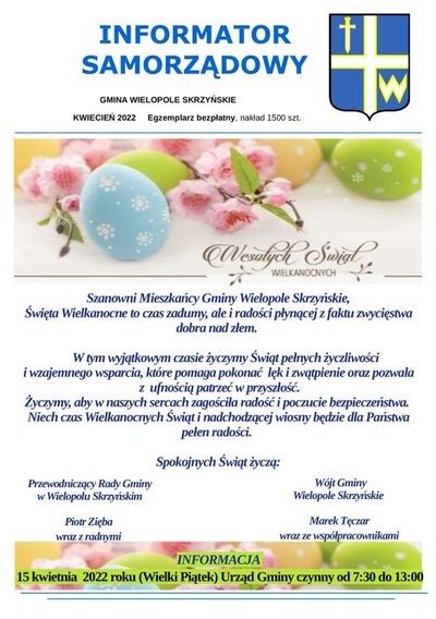 Informator Samorządowy Kwiecień 2022