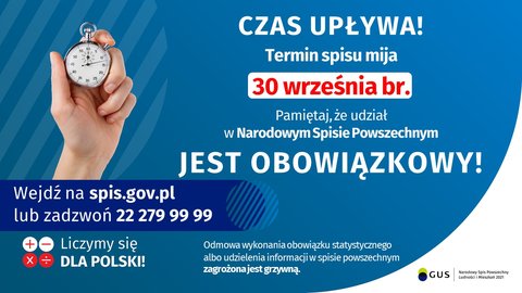 Do końca spisu został tylko miesiąc!