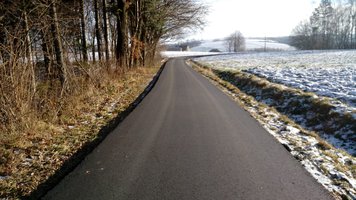 Przebudowa drogi Glinik Podlas k. Ziarnik