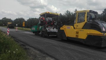 Przebudowa drogi wojewódzkiej nr 986 Tuszyma – Wiśniowa w miejscowości Wielopole Skrzyńskie, km 37+900 – 38+460