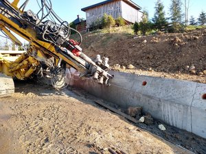 Zabezpieczenie drogi gminnej Glinik - Łysa Góra - Mała ETAP I