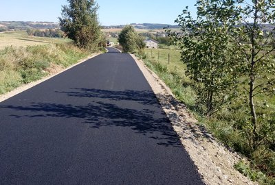 Przebudowa drogi   Glinik Pasieki