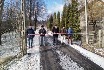 Przebudowa drogi gminnej Broniszów - Zalesie