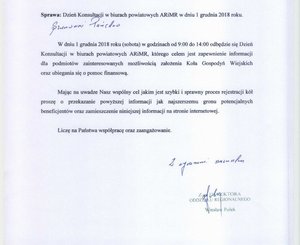 Konsultacje dla Kół Gospodyń Wiejskich