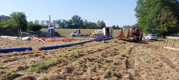 BUDOWA SIECI I PRZYŁĄCZY KANALIZACJI SANITARNEJ W MIEJSCOWOŚCI WIELOPOLE SKRZYŃSKIE PRZYSIÓŁEK WYTRZĄSKA