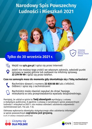 Spis Powszechny trwa tylko do 30 września