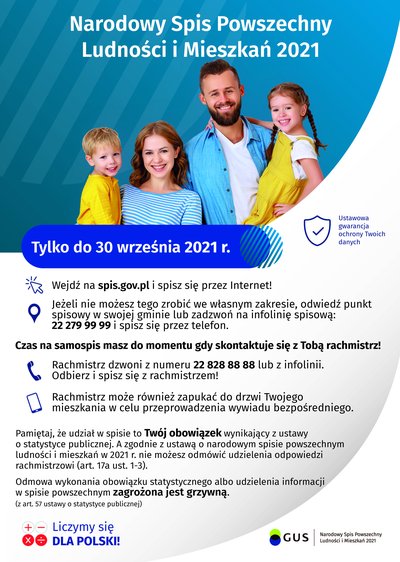 Spis Powszechny trwa tylko do 30 września