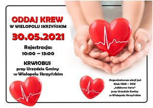 Akcja Honorowego Oddawania Krwi - 30 maja 2021r.