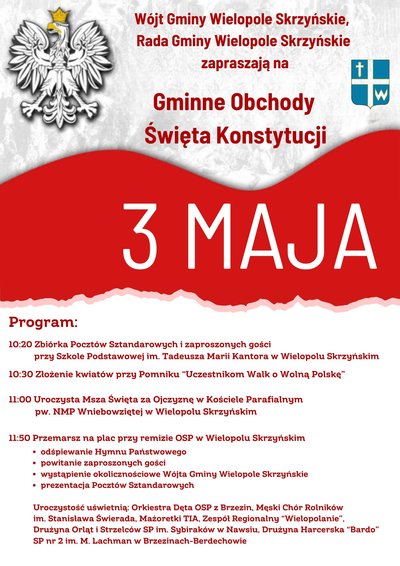 GMINNE OBCHODY ŚWIĘTA KONSTYTUCJI 3 MAJA