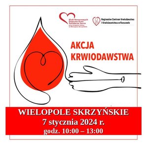 Akcja Honorowego Oddawania Krwi - 7 stycznia 2024 r.