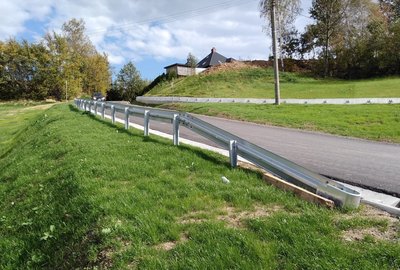 Zabezpieczenie drogi gminnej Glinik - Łysa Góra - Mała ETAP II