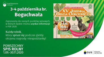 Punkty spisowe dostępne w dniach 3-4 października br. w Boguchwale