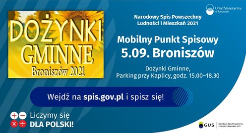 Punkt spisowy podczas dożynek gminnych w Broniszowie