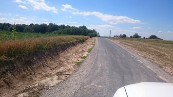 Przebudowa drogi Brzeziny Grudna