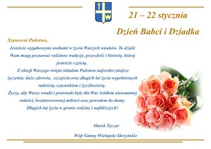 21 - 22 Stycznia  Dzień Babci i Dziadka